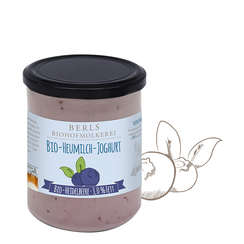 BIO-HEIDELBEERE HEUMILCH-JOGHURT