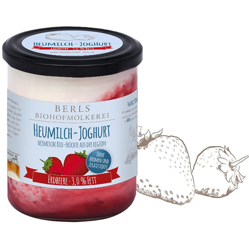 BIO ERDBEERE  HEUMILCH-JOGHURT