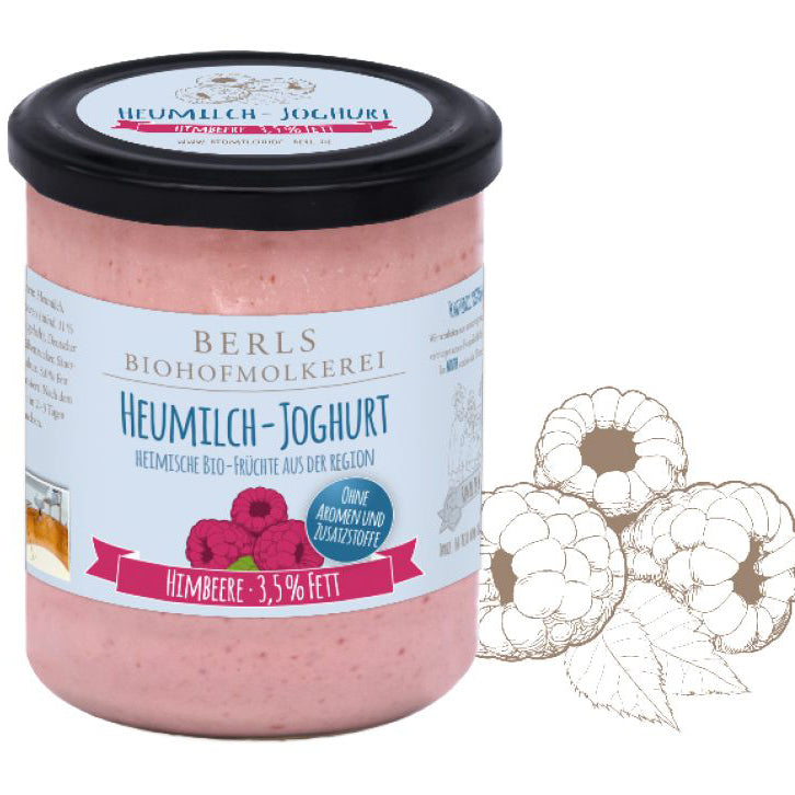 BIO HIMBEERE  HEUMILCH-JOGHURT