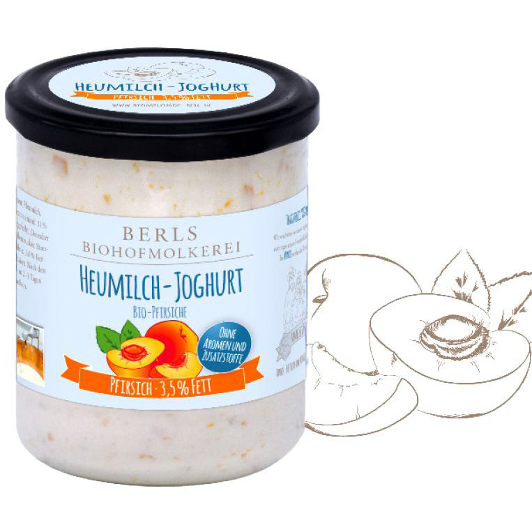 BIO PFIRSICH HEUMILCH-JOGHURT